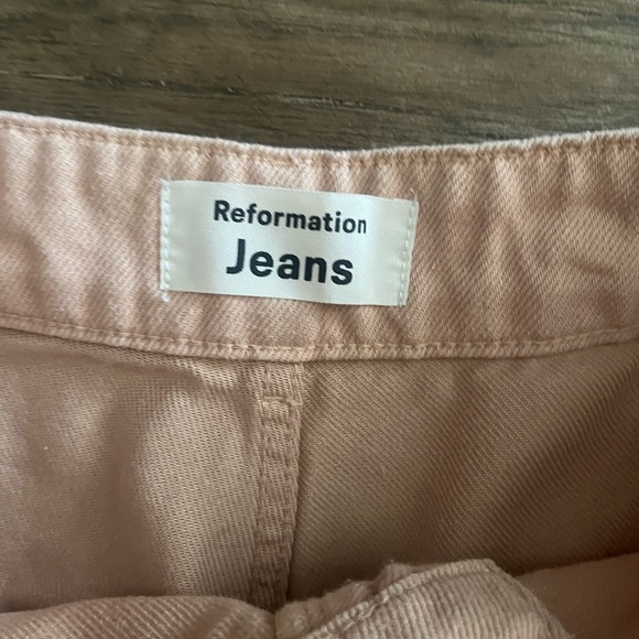 Reformation Marine Jeans in Dusty Rose - Picture 5 of 5